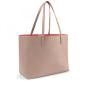 Custom Women Large Office Shoulder Bag Satchel Purse Set 2pcs Pink Structured Tote Luxury Designer Handbag