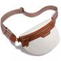 LOVEVOOK fashion fanny packs with Boho Style Strap for women crossbody purse custom logo waterproof pu leather waist bag