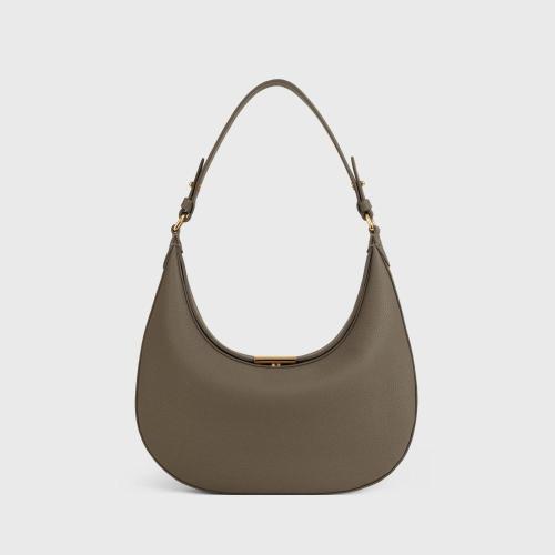 New Arrival OEM ODM Handbag High Quality PU Leather Women Shoulder Bags Trendy Fashion Half Moon Ladies Bag