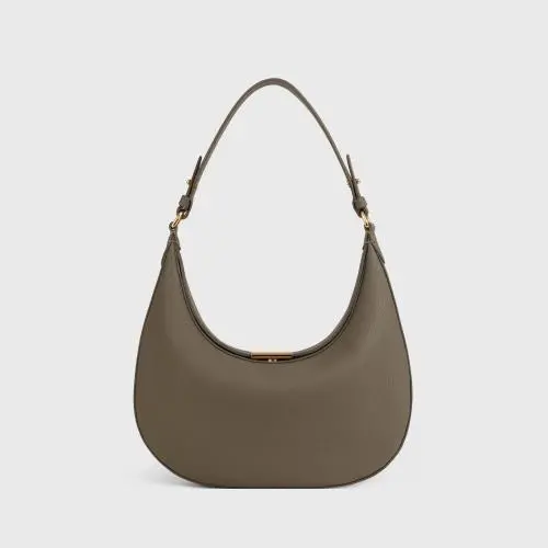 New Arrival OEM ODM Handbag High Quality PU Leather Women Shoulder Bags Trendy Fashion Half Moon Ladies Bag