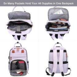 LOVEVOOK Waterproof Anti-Theft Travel Classic Teens Bag Lightweight Bookbag School Bag Casual Daypack College Backpack Unisex