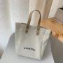Wholesale High Quality Fashionable Cheap Custom Logo Portable Handbag Women Durable Canvas Travel Tote Bags