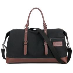Vintage weekend overnight business duffel bag OEM ODM big canvas travel bag men