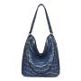 Lovevook Realer women's shoulder bag genuine leather female fashion handbags ladies patchwork casual totes new style chain bags