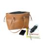 Women's Soft Faux Leather Tote Shoulder Bag Dreubea Big Capacity Tassel Handbag Tote Bag