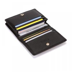 KHF051 2023 New Fashion Large Capacity Unisex ID Credit Card Holders Zipper Wallet Customized Logo Wallet Coins Purse