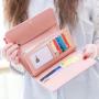 Hot selling women's long multi-functional diamond crown buckle large capacity wallet