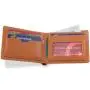 RFID Blocking Bifold Mens Wallet  Leather Brown Short Slim Credit Cards Holder Wallet For Men