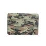 Slim card wallet rfid blocking camo green camouflage-print graphic leather card holder