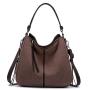 LOVEVOOK&REALER Women Lady PU/CANVAS Leather Handbag Shoulder Messenger Bag Tassels Evening Tote Hobo Bag.