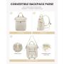 2023 Lovevook Custom Fashion Quilted Carryon Backpack For Ladies Luxury Nylon Travel Business Women's Laptop Backpacks with USB