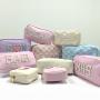 Keymay Fast Delivery 24 Colors S M L XL Waterproof Organizer Makeup Cosmetic Bag Durable Nylon Zipper Pouch For Women