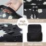 Gelory Travel Pu Leather Custom Waterproof Large Makeup Storage Organizer Toiletry Bag Cosmetic Bags With Zipper