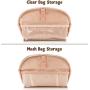Portable Small Coin Purse Travel Makeup Cosmetic Brush Pouch Foldable Waterproof Toiletry Bag