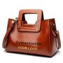 OEM Sac A Main Femme Bolsa Feminina Fashion New Design Genuine Leather Ladies Female Shoulder Tote Bags Handbags Sets For Women