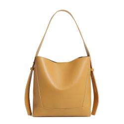 2024 New Trendy Fashion PU Leather Bucket Bags For Women  Portable Casual High-quality Designer Ladies Bucket Bags