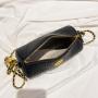 2024 Custom Luxury Leather Crossbody Bag For Fashion Women With Two Balls Shoulder Chain