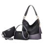 New trendy and fashionable women's single shoulder crossbody 3-piece set
