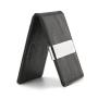 CUIKCA Mens Wallet Pu Leather Designer Wallets Famous Brands Card Holder Stainless Steel Money Clip