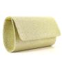 HR055 Female Luxury Shiny Evening Clutch Bag Cloth Square Shape Wedding Party Underarm Package Bling Chain Evening Phone Handbag