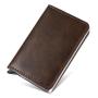 2024 Carbon Fiber Automatic Pop-up Card Case PU Card Holder Wallet RFID Anti-theft Anti-Scanning Aluminum Metal Box Card Holder