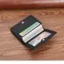ZR114 Men's Leather Business Card Bag Lychee Pattern Top Layer Cow Leather Business Card Holder Stamped LOGO