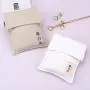 Custom Logo Printed Cotton Linen Comb Cosmetic Packing Envelope Dust Pouch Envelope Cotton Gift  Bag