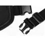 customized high quality nylon double zipper outdoor sport large capacity 2l everywhere belt bag with metal logo