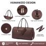 LOVEVOOK Travelling Weekender Overnight Holdall Duffle Luggage Travel Bags For Luxury Men Women