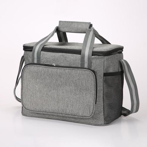 Custom Logo Food Cooler Bags with shoulder strap Waterproof Portable Oxford picnic Tote Insulated Lunch Bag For Women Men