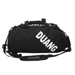 LX067 Duffle Bag with Shoes Compartment and Adjustable Strap Foldable Travel Duffel Bags Lightweight Sports Bag for Women Men