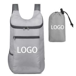 Custom Logo Colorful Outdoor Activities Ultralight Foldable Durable Sport Backpack Folding Travel Bag