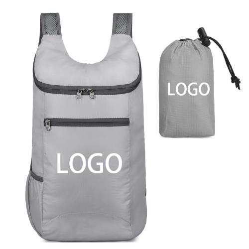 Custom Logo Colorful Outdoor Activities Ultralight Foldable Durable Sport Backpack Folding Travel Bag