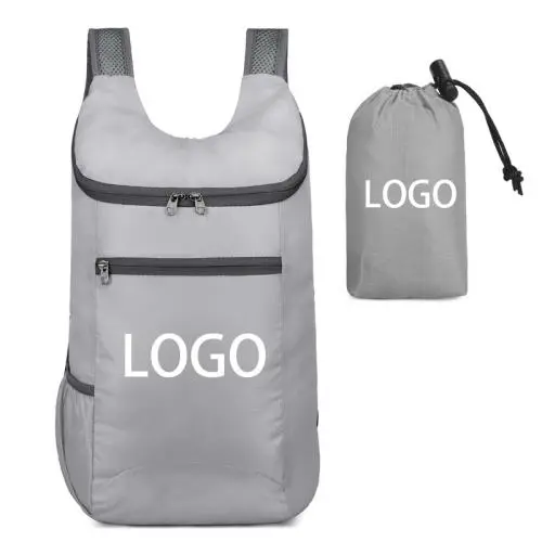 Custom Logo Colorful Outdoor Activities Ultralight Foldable Durable Sport Backpack Folding Travel Bag