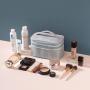Waterproof Laser PU Polyester Wash Toiletry Bag Wholesale Customized Travel Make Up Cosmetic Bag with Zipper Travel-Friendly