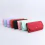 Keymay New Design Fashion Portable Foldable Multicolor Nylon Jewelry Storage Roll Travel Roll Organizer Classic Jewelry Roll