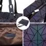 LOVEVOOK Brand  Reflection Purses shoulder bags wallet 3 pieces Set Ladies Geometric Luminous Bag geometric women Handbags