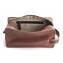 Lightweight shaving bag men leather travel dopp kit toiletry organizer bag