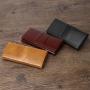 XL286 2024 Imported Classic Long Soft Leather Wallet Men Genuine Leather Card Holder Wallet For Men Business Person Purse