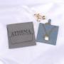 8*8 Cm Luxury Microfiber Necklace Bracelet Storage Jewelry Pouch Customized Small Gift Envelope Jewelry Bag