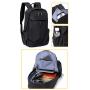 New School Bag Men'S Business Backpack Large Capacity High School Students Leisure Travel Sports Bag Computer Bag