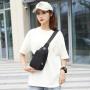 ZR757 Unisex Chest Bag Waterproof Shoulder Bag Sports Travel Crossbody Leisure Solid Color Business High Quality Bag Print logo