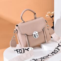 2023 New Fashion Versatile Ins Women's Bag Mini Handheld Shoulder Bag Luxury Lock Buckle Handheld Women's Bag