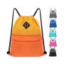 GELORY Customized Drawstring Backpack Outdoor Travel Sport Gym Swimming Bags Mesh Beach String Bag