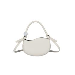 Summer Retro Candy Color  Fresh Lady's Bag French Hign Sense Bead Single Shoulder Bag Popular Simple Mini Shell Focusrite Bag