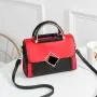 2023 New Fashion Women's Bag Splicing Pu Advanced Texture Handbag Trend Large Capacity Single Shoulder Messenger Bag