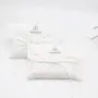 White Cotton Envelope Jewelry Pouch