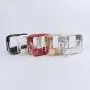 New Trends Women Zipper Closed Concert purse Transparent Cosmetic Bag Designer Clear Stadium Bag PVC Crossbody Bag