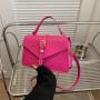 Summer New Fashion Simple One Shoulder Crossbody Casual Handheld Small Square Bag