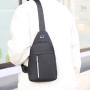 Men's new minimalist casual shoulder bag